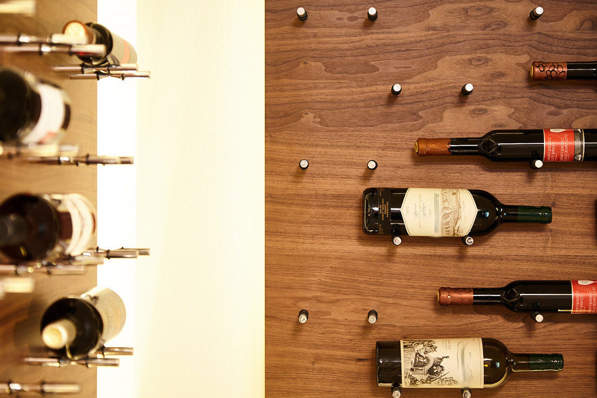 peg wine rack system